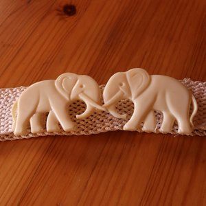 Plastic Elephant Belt Buckle